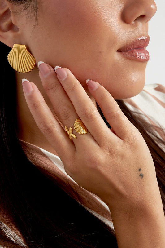 Justerbar ring för snäckor och sjöstjärnor