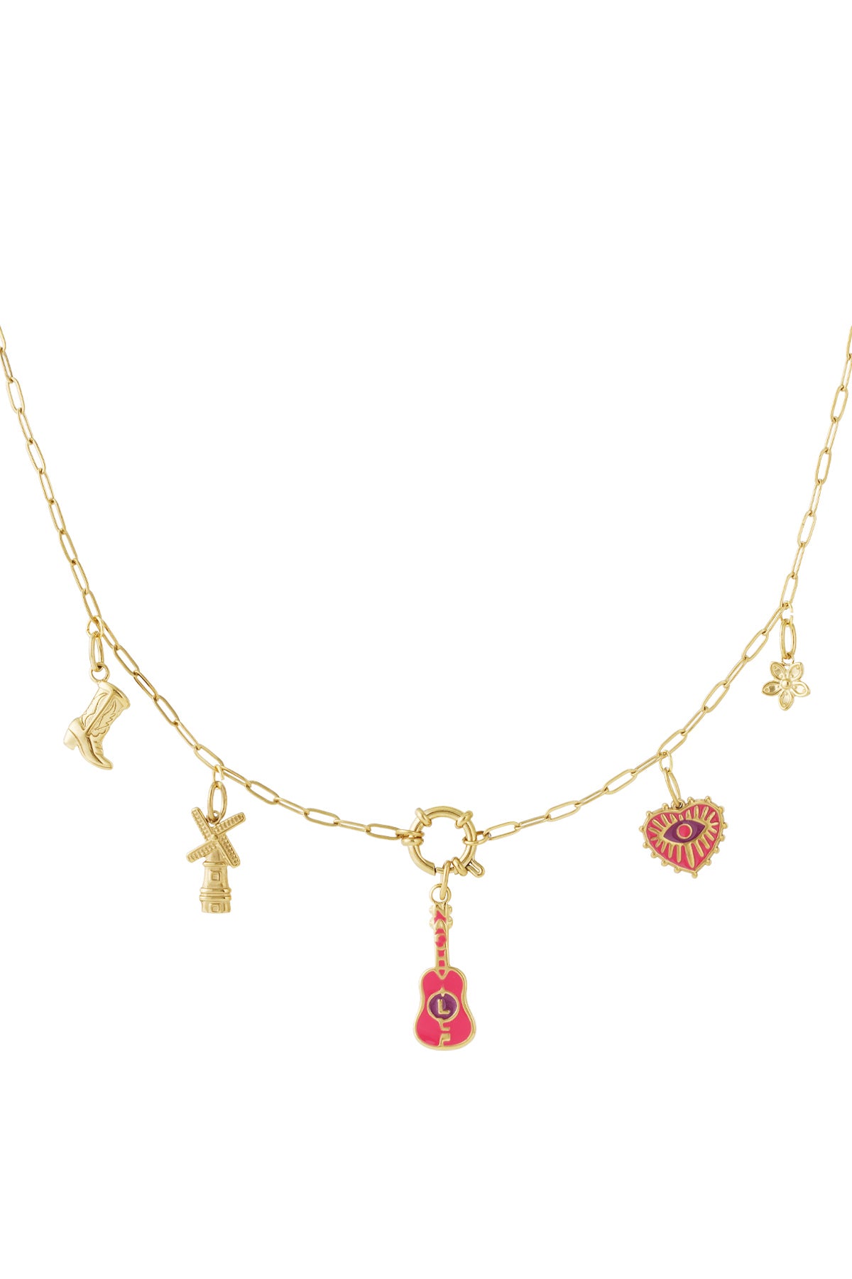 Halsband med berlocker i västerländsk stil