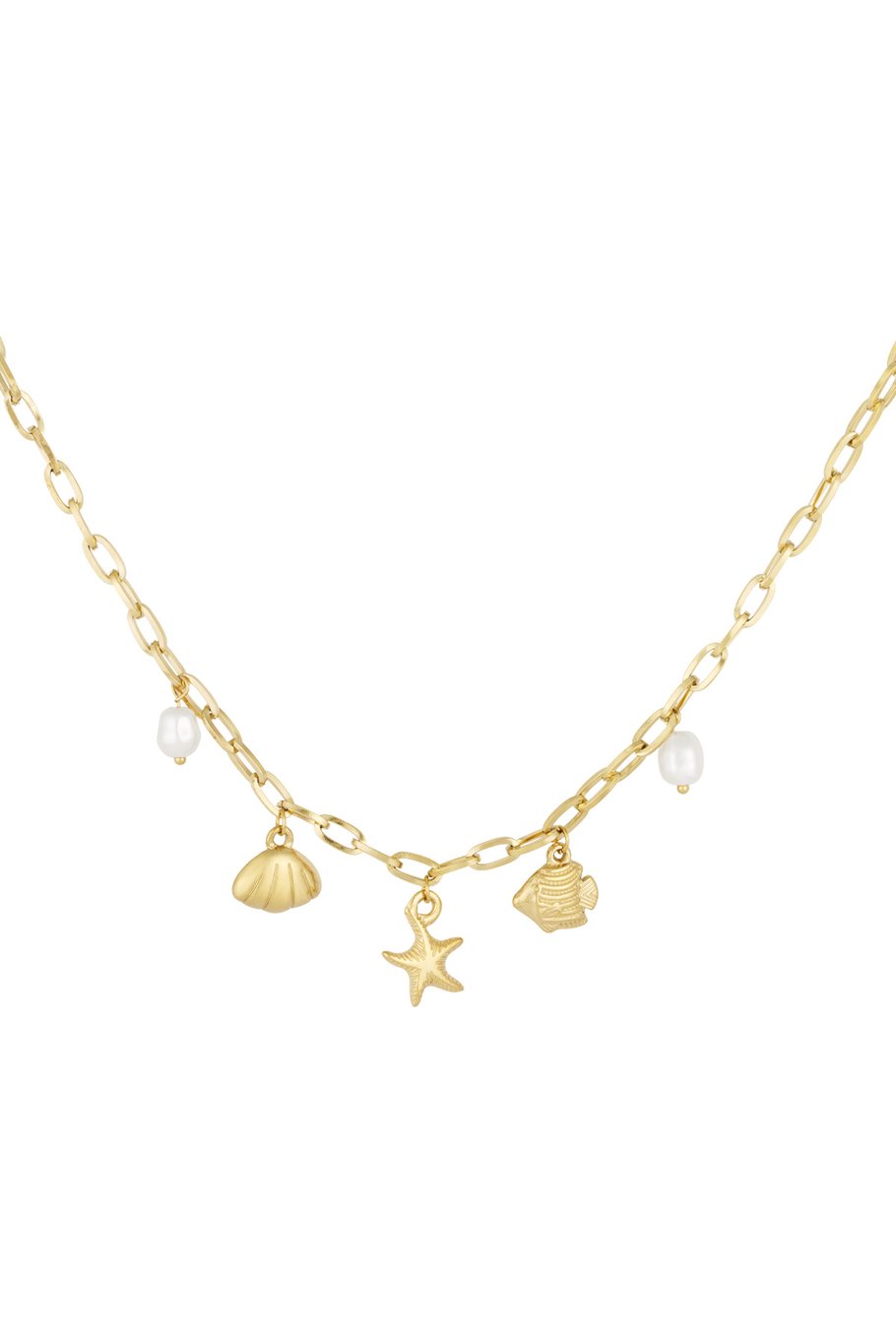 Halsband med lekfulla berlocker