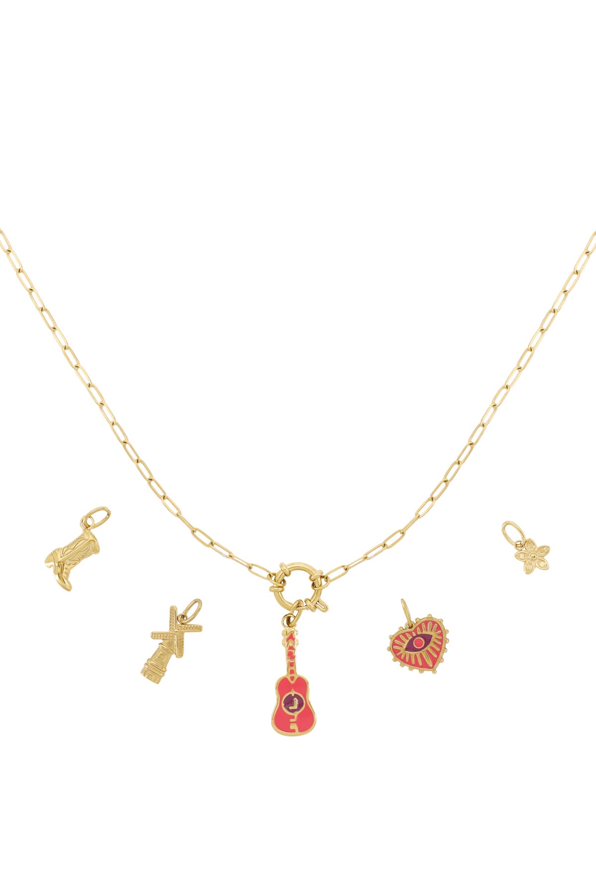 Halsband med berlocker i västerländsk stil