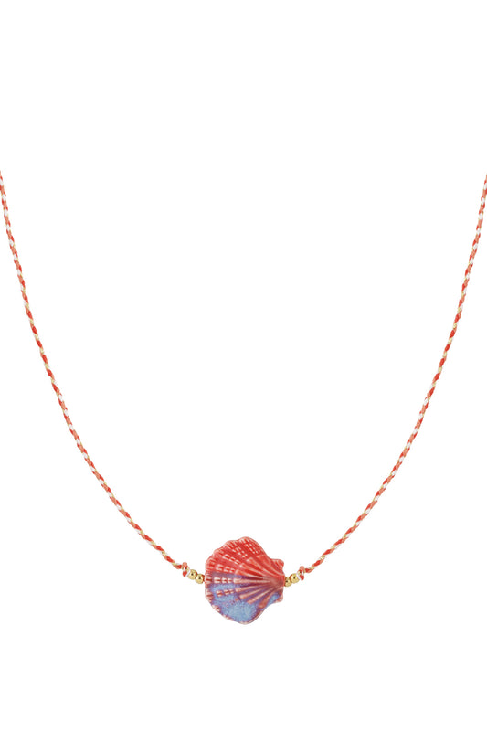 Snäckhalsband med snöre
