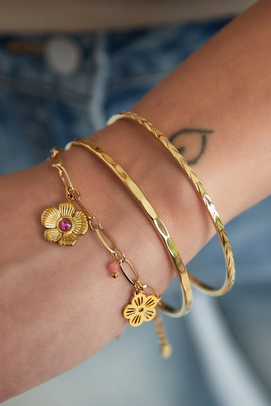 Armband med blomberlocker