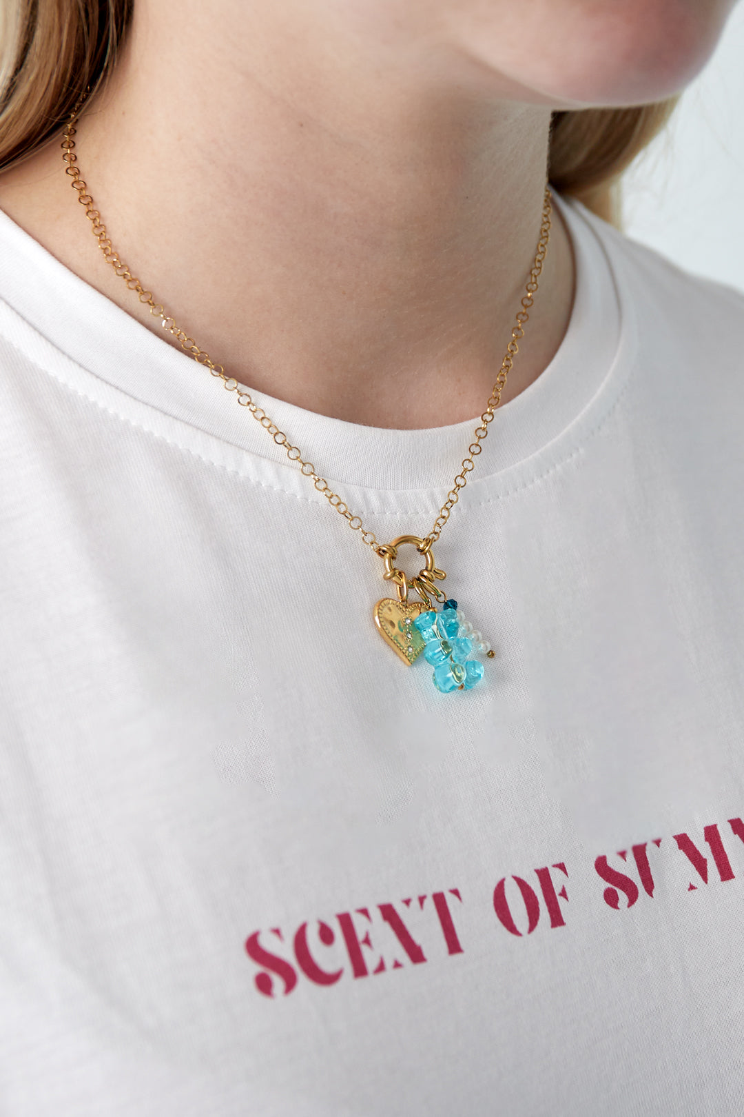 Halsband med söta berlocker