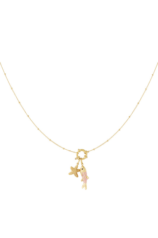 Anpassningsbart halsband med havsberlocker