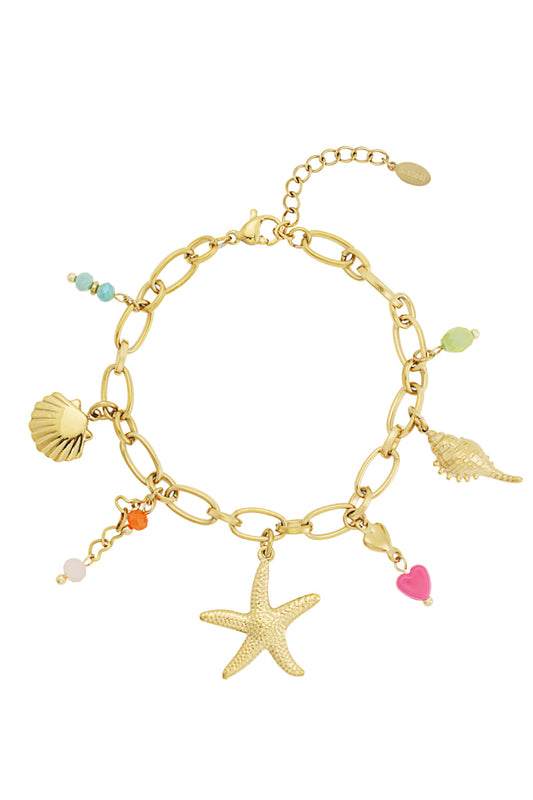 Tropiskt berlockarmband
