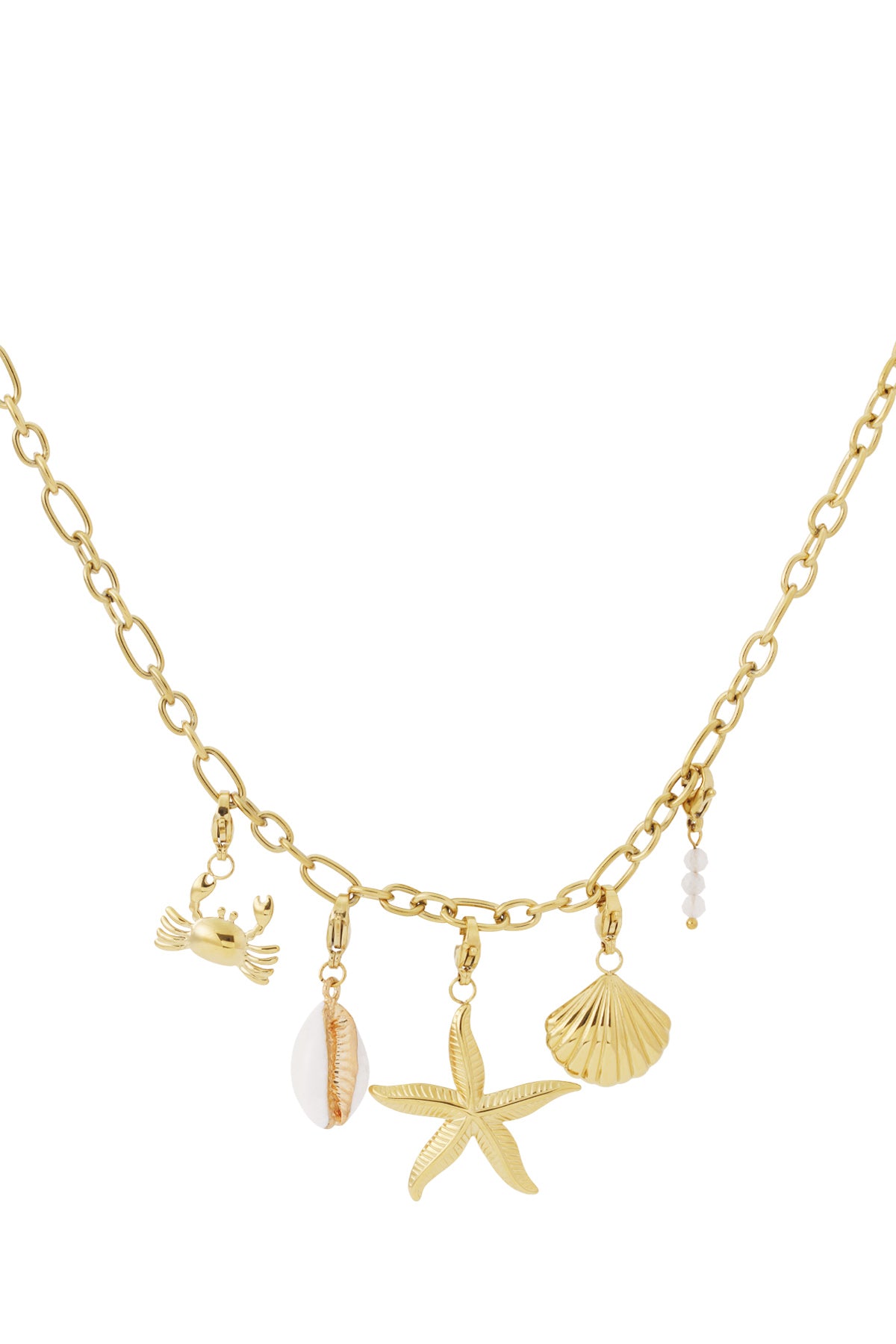 Halsband med strandberlocker